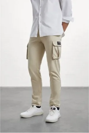 ECOALF Para homem. GAPAGERIC0113MW23-051 Calças Geri (33), Casual, Sustentável, Algodão Reciclado