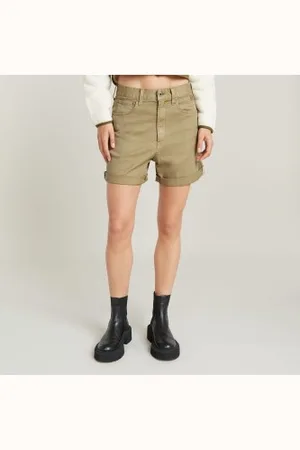 G-Star Para mulher. D24612-C106-C986 Short Loose 5 Pockets castanho (26), , Casual, Algodão