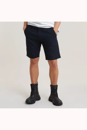 G-Star Para homem. D21040-D305-C742 Bermudas Bronson 2.0 Slim azul-marinho (27), Casual, Algodão
