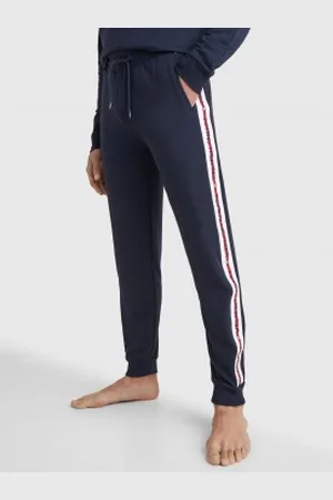 Tommy Hilfiger Para homem. UM0UM01918 Jogadores de cordas de cordas da Marinha (M), Casual, Esportivo, Sportswear, Modal