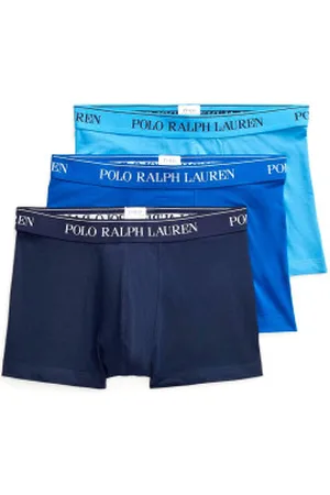 Ralph Lauren Para homem. 714835885009 Pack 3 Calções boxer elásticos de algodão cinzento (M), , Homewear
