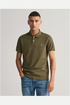 GANT Para homem. 2220 Pólo de piqué Shield Slim Fit (M), Casual, Algodão, Manga curta