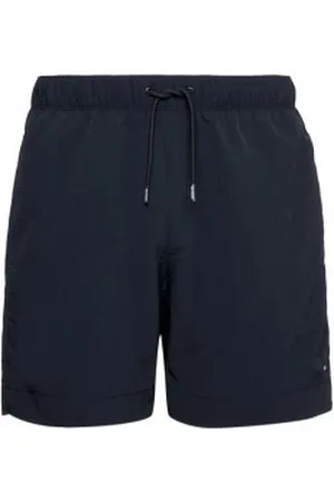 Tommy Hilfiger Para homem. UM0UM02793 Fato de banho Essential de comprimento médio azul-marinho (S), Beachwear, Sustentável, Nylon reciclado