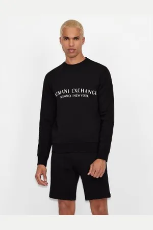Armani Exchange Para homem. 8NZM88ZJKRZ1200 Camisola de l (L), , Casual, Algodão, Manga comprida
