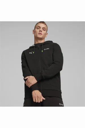 PUMA Para homem. 62374401 Casaco com capuz Mercedes-AMG preto (S), Casual, Esportivo, Algodão, Multisport