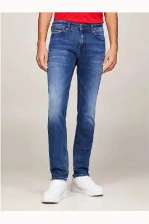 Tommy Hilfiger Para homem. DM0DM09564 Calças de ganga Scanton Stretch (27/30), Casual, Algodão, Denim
