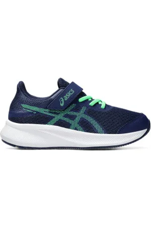 Asics Unisex para criança. 1014A264 Sapatilhas Patriot 13 Ps navy (28.5), Plano, Velcro, Casual, Esportivo, Running, Multisport, , mo