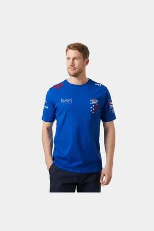 Helly Hansen Para homem. 21208 T-shirt American Magic (S), Casual, Esportivo, Multisport, Manga curta, Algodão orgânico, Sustentável