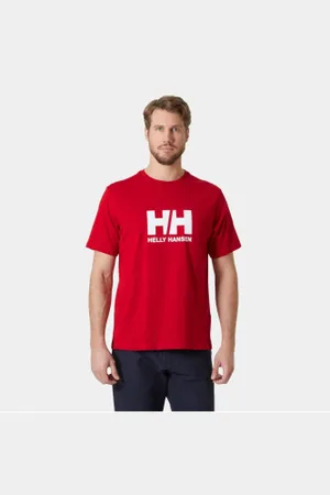 Helly Hansen Para homem. 30396 T-shirt com logótipo HH (S), Casual, Esportivo, Multisport, Manga curta, Algodão orgânico, Sustentáv