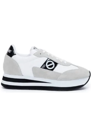 No Name Para mulher. KNIMN60 Sapatilhas Flex Jogger brancas (40), Couro, , 3 a 5cm, Cordão, Casual