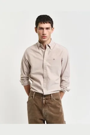 GANT Para homem. 3000202 Camisa Oxford de corte justo (L), Casual, Algodão, Manga comprida