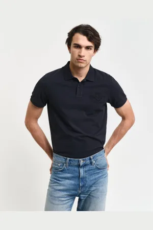 GANT Para homem. 2062025 Polo Tonal Shield (L), Casual, Algodão, Manga curta