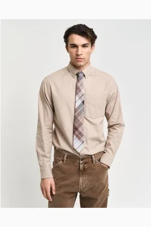 GANT Para homem. 3230218 Camisa de lã de flanela de ajuste regular (L), Casual, Algodão, Manga comprida