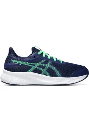 Asics Unisex para criança. 1014A267 Sapatilhas Patriot 13 Gs navy (35.5), Plano, Cordão, Casual, Esportivo, Running, Multisport, , mo