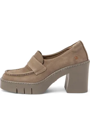 Art Para mulher. 119721320003_020 Mocassins em pele 1972 (36), Couro, 8 a 10cm, Nenhum, Casual