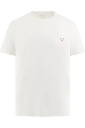 Guess Para homem. M2YI36I3Z14 T-shirt logotipo triângulo pequeno (XXL), Casual, Algodão, Manga curta