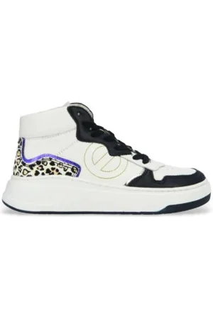 No Name Para mulher. LNJVRP0 Bridget Mid sapatos de couro branco (37), 1 a 3cm, Cordão, Casual
