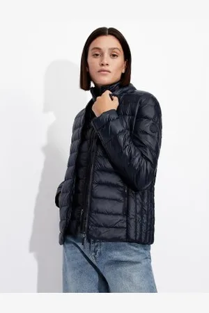 Armani Exchange Para mulher. 8NYQ01YNM4Z1510 Colete Piumino azul-marinho (M), Casual, Poliamida