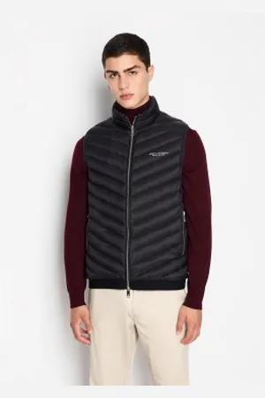 Armani Exchange Para homem. 8NZQ52ZNW3Z0217 Colete Piuminio (L), Casual, Poliamida