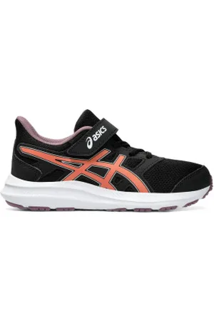 Asics Unisex para criança. 1014A299 Sapatos Jolt 4 Ps (32.5), Plano, Velcro, Casual, Esportivo, Running, Multisport, moda infantil