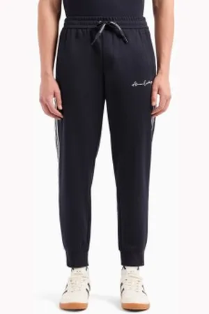Armani Exchange Para homem. 8NZPSGZ9N1Z1510 Calças de lã da Marinha (M), Casual, Poliéster