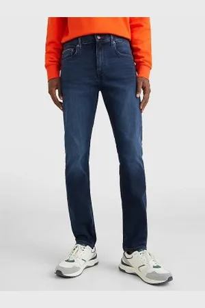 Tommy Hilfiger Para homem. MW0MW15593 Calças de ganga Slim Bleecker Pstr Iowa (38/30), Casual, Algodão, Elastan, Sustentável