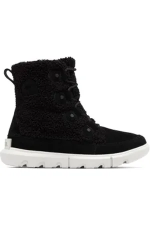 sorel Para mulher. 2058881010 Explorer next botins de couro preto (36), Plano, Cordão, Velcro, Casual