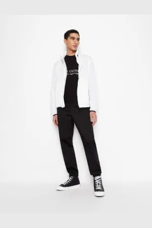 Armani Exchange Para homem. 8NZB07ZNWFZ1100 Casaco básico (L), Casual, Poliéster, Manga comprida
