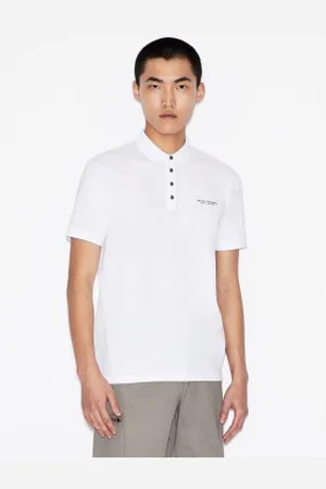 Armani Exchange Para homem. 8NZF80Z8H4Z1100 Pólo com logótipo (L), Casual, Algodão, Manga curta