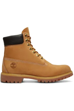 Timberland Para homem. TB1100617131 Botas Premium 6 castanhas (41), Marrom, Plano, Cordão, Casual