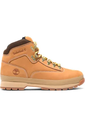Timberland Para homem. TB0A2P277541 Euro Hiker Mid Lace Up Leather Ankle Boots Castanho (43.5), Couro, Marrom, Plano, Cordão, Casual, Esport