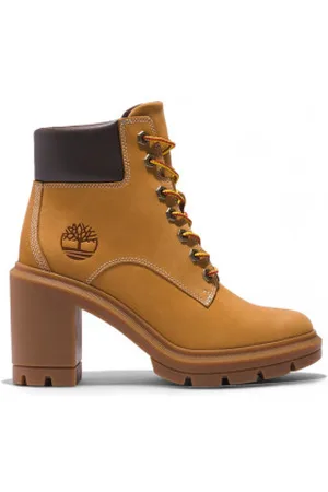 Timberland Para mulher. TB0A5Y5R2311 Botins em pele Allington Heights castanhos (39), Couro, , 5 a 8cm, Cordão, Casual