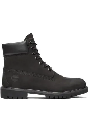 Timberland Para homem. TB1100730011 Botas de couro Premium 6 preto (44), Plano, Cordão, Casual