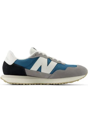 New Balance Para homem. MS237V1 Calças de treino 237 cinzentas, azuis (40), Azul, Plano, Camurça, Cordão, Casual