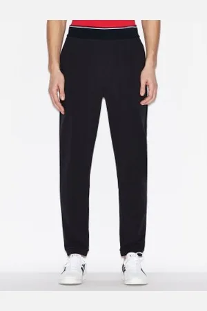 Armani Exchange Para homem. 8NZP82ZJH3Z1510 Calças de malha de lã da Marinha (L), Casual, Algodão