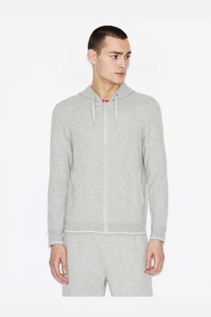 Armani Exchange Para homem. 8NZM82ZJH3Z3901 Camisola lisa cinzenta (M), Casual, , Algodão