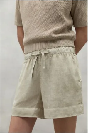ECOALF Para mulher. MCWGAPCDEVA00710S24-008 Short Deva (M), Casual, Linho