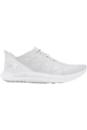 Under Armour Para homem. 3026999 Sapatilhas UA Charged Speed Swift brancas (8.5USA=42), Branco, Tecido, Plano, Cordão, Esportivo, Running