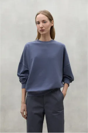 ECOALF Para mulher. MCWGASTBOGEN0857S24-510 Sweatshirt Bogen azul-marinho (M), Casual, Manga comprida, Algodão orgânico, Sustentável, Algodã