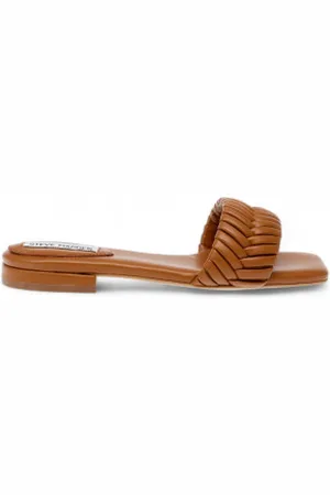 Steve Madden Para mulher. SM11003008 Sandálias Allure castanhas (39), , Plano, Nenhum, Casual
