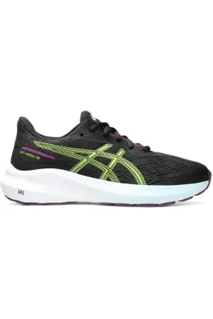 Asics Unisex para criança. 1014A343 Sapatos Gt-1000 13 Gs (37.5), Plano, Cordão, Casual, Esportivo, Running, Multisport, moda infantil