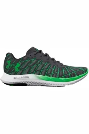 Under Armour Para homem. 3026135 Sapatilhas UA Charged Breeze 2 cinzentas, verdes (7USA=40), Esportivo, Cinza, Running