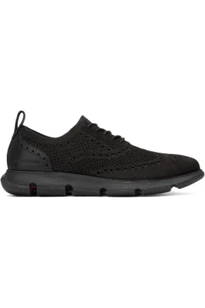 Cole Haan Para homem. C35744 Sapatos Oxford Zerogrand preto (41), Plano, Cordão, Casual, Poliéster reciclado