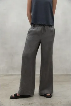 ECOALF Para mulher. MCWGAPAMOSA00710S24-306 Calças Mosa cinzentas (M), Casual, , Linho