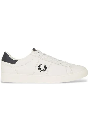 Fred Perry Para homem. B4334-254 Spencer tênis de couro bege (39), Plano, Cordão, Casual