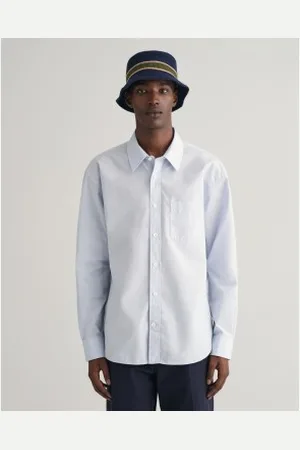 GANT Para homem. 3240095 Camisa de popelina Heritage de corte descontraído (L), Casual, Algodão, Manga comprida