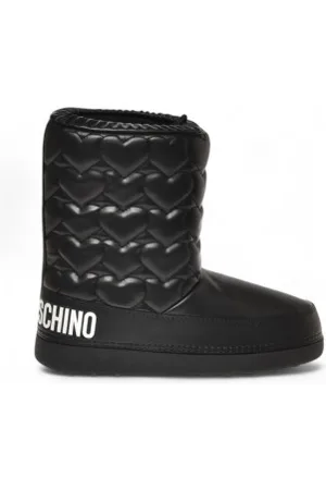 Moschino Para mulher. JA24082G0LISE000 Botas Ski20 (39/40), Plano, 1 a 3cm, Nenhum, Casual