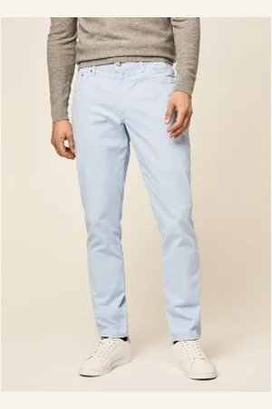 Hackett Para homem. HM212407 Core Trinity Fit Calças regulares (32/32), Casual, Algodão