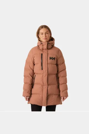 Helly Hansen Para mulher. 53205 Parka Adore (L), Marrom, Casual, Poliamida
