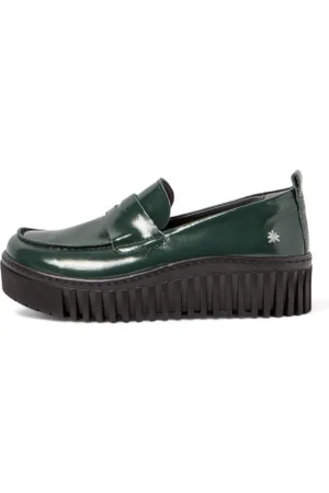 Art Para mulher. 1153014WS003_0G3 Mocassins de couro 1530 verde (42), 3 a 5cm, Nenhum, Casual